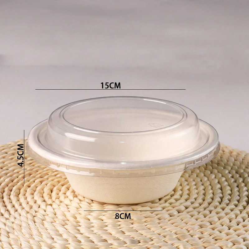 Disposable paper container, biodegradable