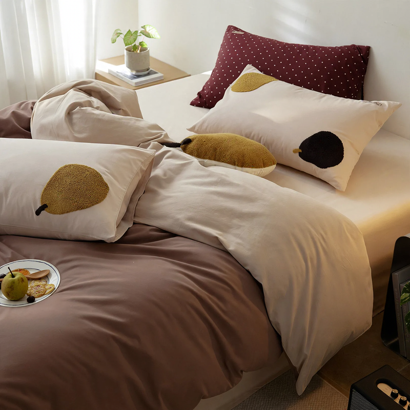 Cotton bedding set, 4-piece, autumn/winter, 100S