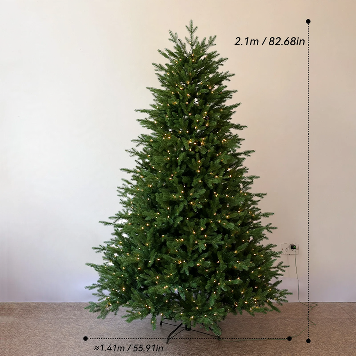 Artificial Christmas tree made of PE, automatically unfolding