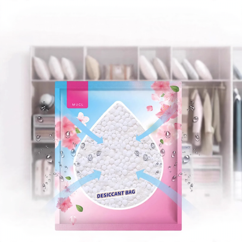 Fragrant dehumidifying bags against moisture and mold