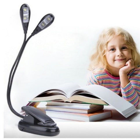 LED sheet music light with clip, flexible