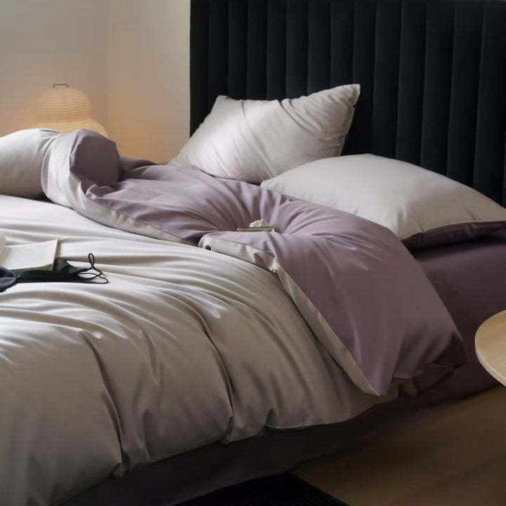 Bedding set made of long-staple cotton, satin weave