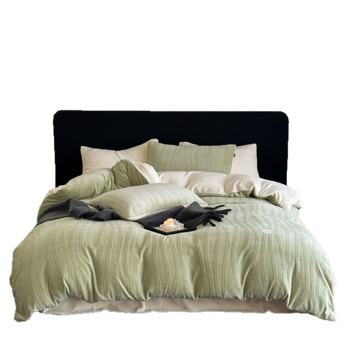Milk fiber bedding set 4-piece, high quality, antistatic