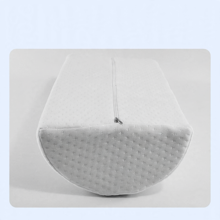 Footrest, memory foam, half-cylindrical, 40 × 20 × 10 cm