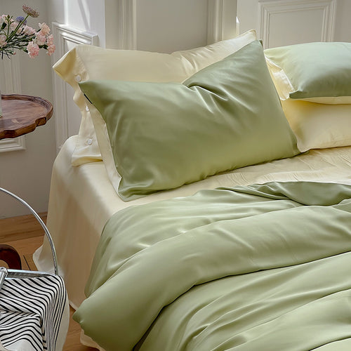 Lyocell bedding set, 4-piece, elegant