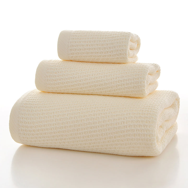 Cotton towel set, 3-piece
