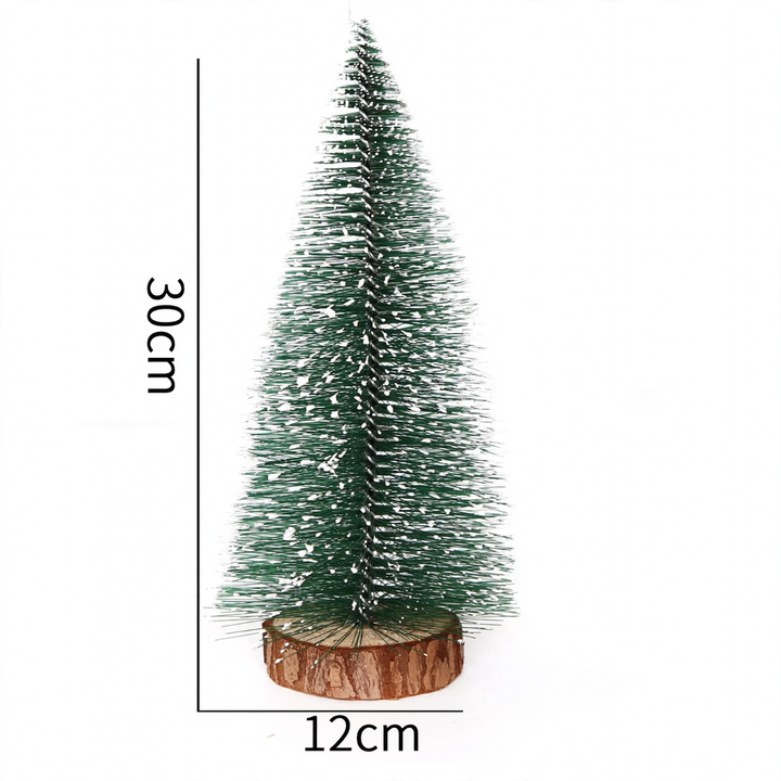 Mini Christmas tree made of pine needles with LED lighting, 40 cm
