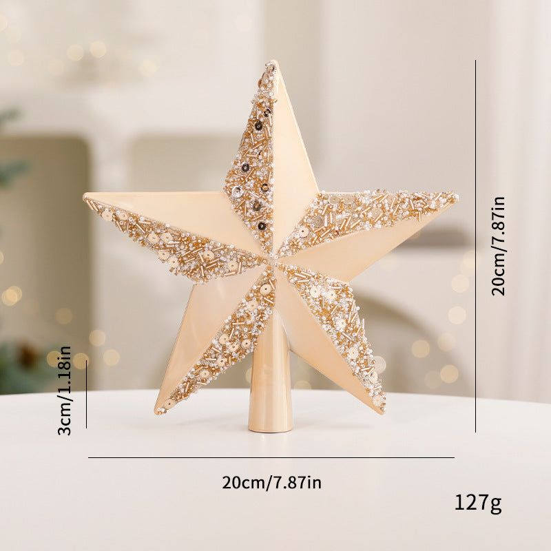 Decorative star for the Christmas tree top