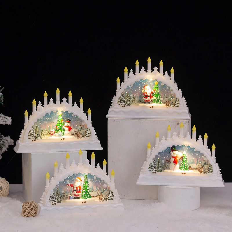 Decorative Christmas crystal light with light and music
