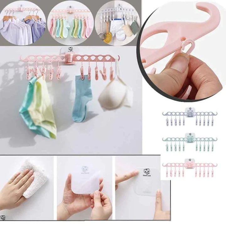 Folding Clothes Socks Hanger Bowlift