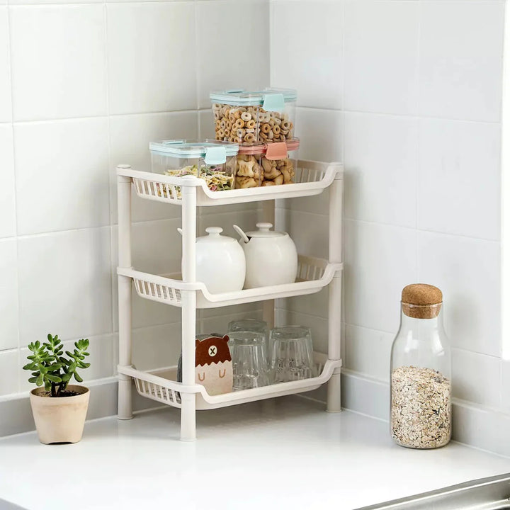 Three Layer Shelf For Counter-Top Bowlift