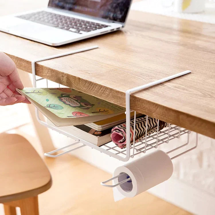 Under Shelf Storage Cabinet Basket Bowlift