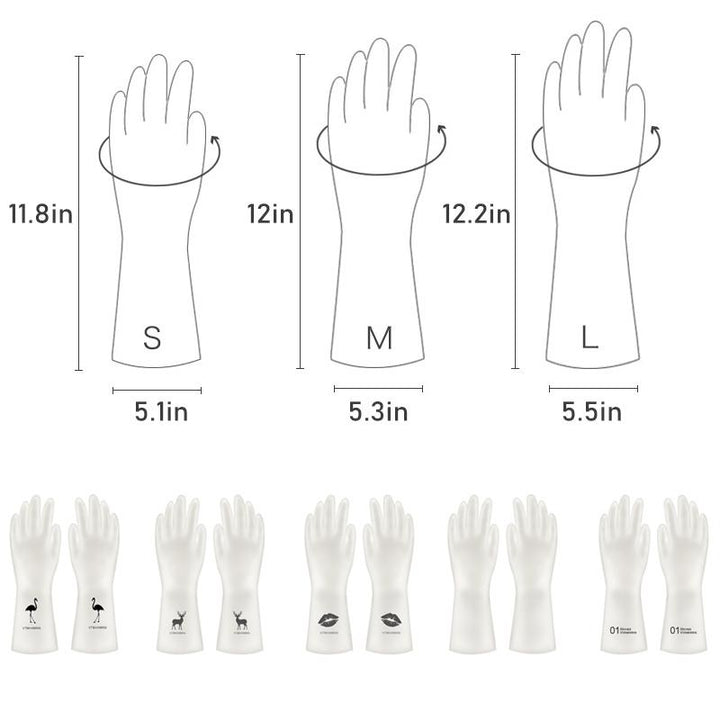 Household Dishwashing Gloves (10 Pairs) | Bowlift
