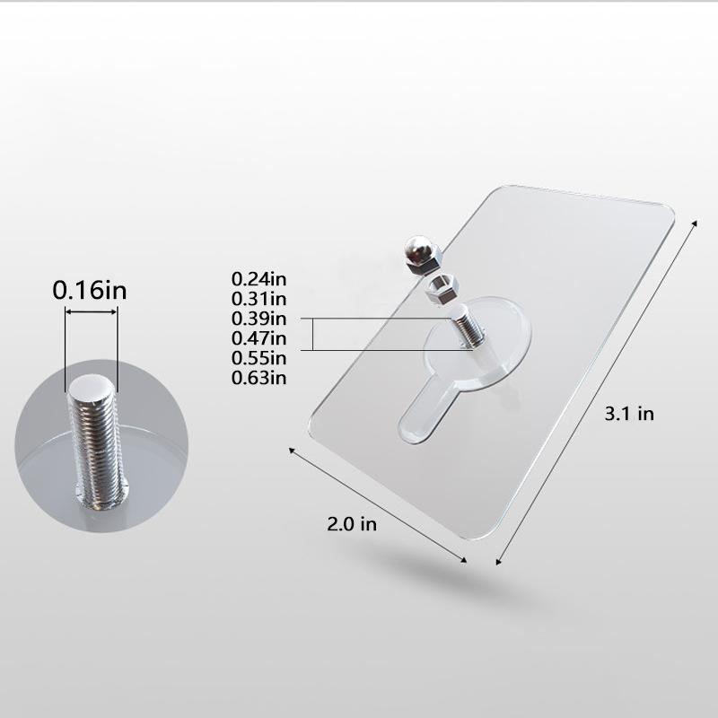 BowLift | Non-perforating, non-marking screw stickers, 10 pieces