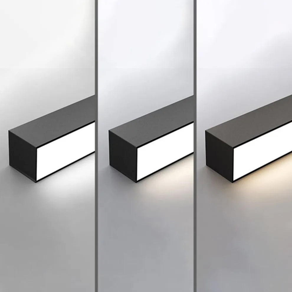 BowLift | Black Metal Ceiling Lamp LED Linear Minimalistic Modern Design