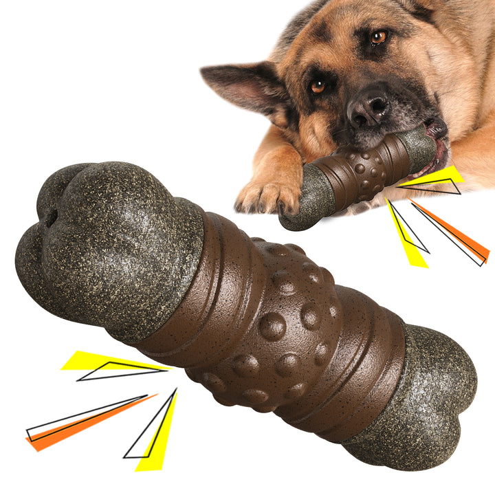 Sound Bone Chew Toy – Teeth Cleaning & Play for Dogs