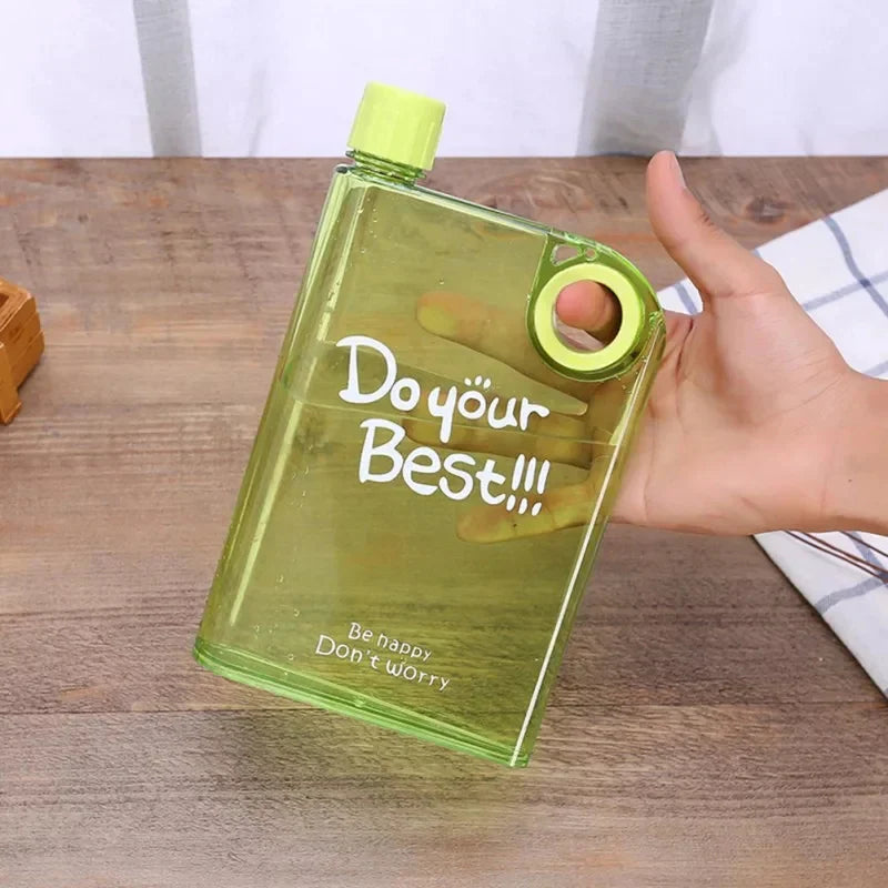 Notebook Shaped Creative Water Bottle 370 Ml Bowlift