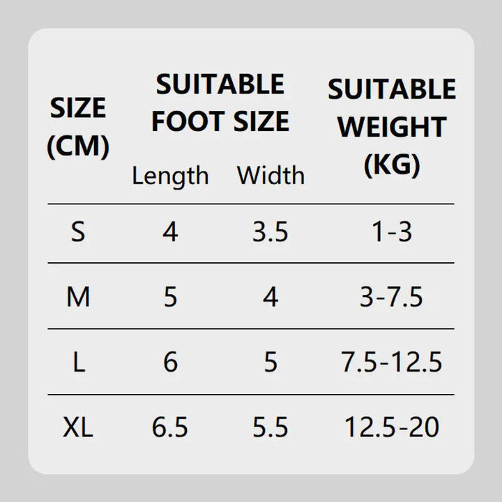 BowLift | 2 Pair Non-Slip Waterproof Dog Shoes for Safe and Happy Paws