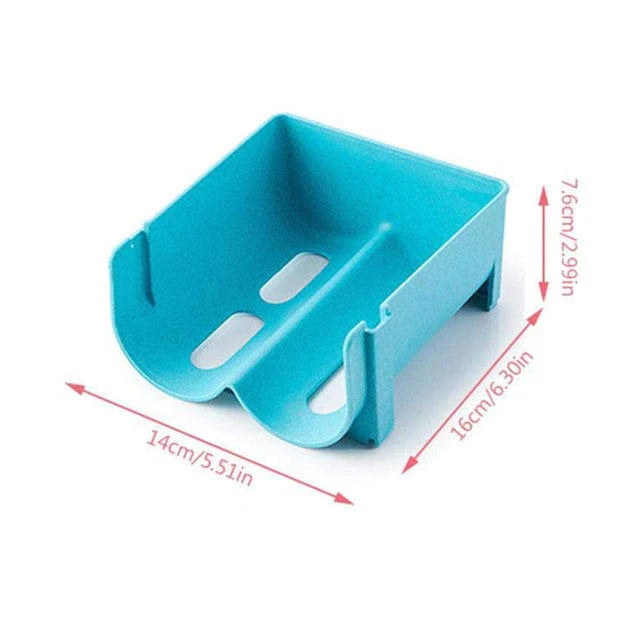 2-Tier Roll Transparent Organizer Holder Bowlift
