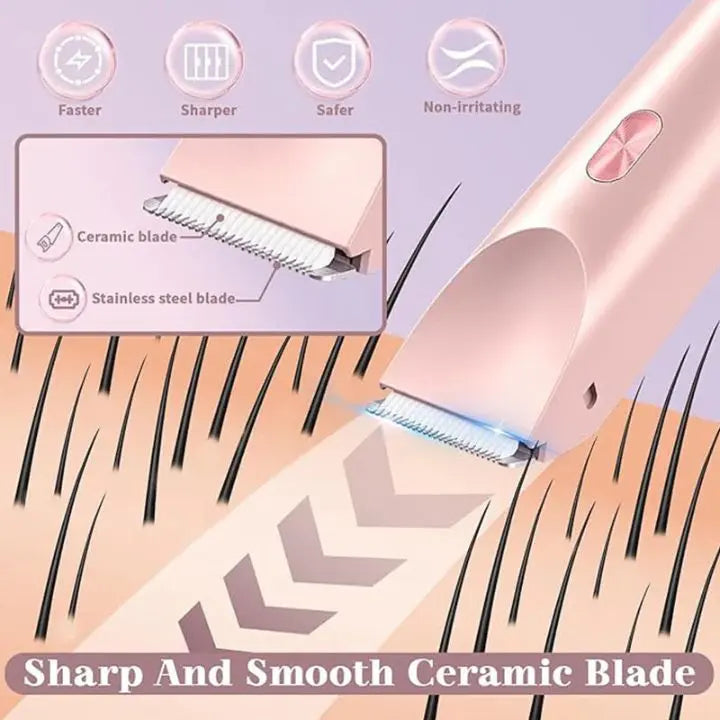 BowLift | 2-in-1 Women's Trimmer – Gentle & precise for face & body
