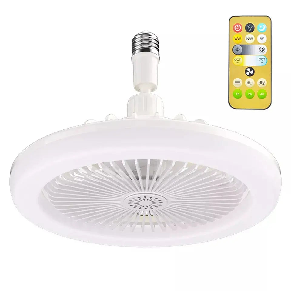 BowLift | 2-in-1 Ceiling Lamp with Fan – Controllable via Remote Control