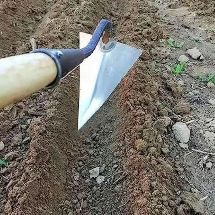 BowLift | 2-in-1 Stainless Steel Triangle Weed Remover & Soil Loosener