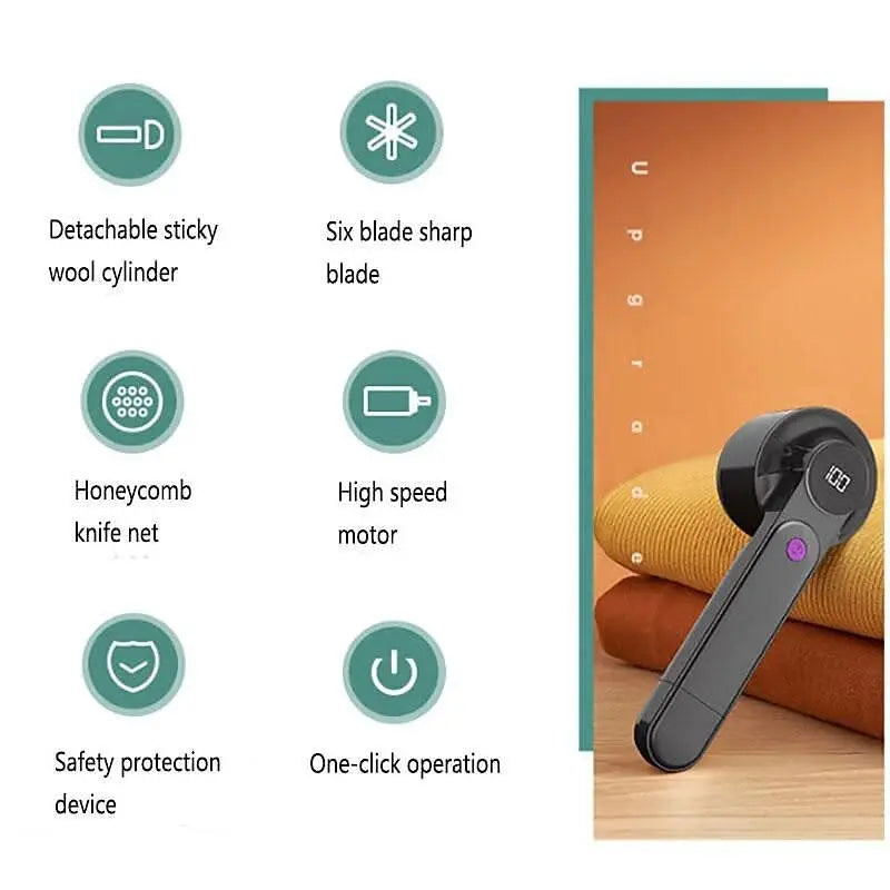 BowLift | 2-in-1 Electric Lint Remover for Flawless Fabrics