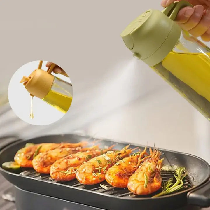 BowLift | 2-in-1 Glass Oil Sprayer & Dispenser