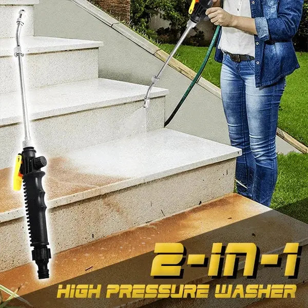 BowLift | 2-in-1 High Pressure Cleaner Attachment – Transforms the Garden Hose into a Water Jet