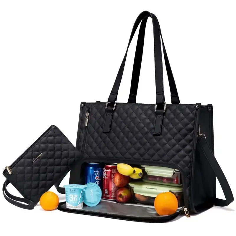 BowLift | 2-in-1 Insulated Bag with Laptop Compartment – Stylish & Practical for Work and Everyday Life