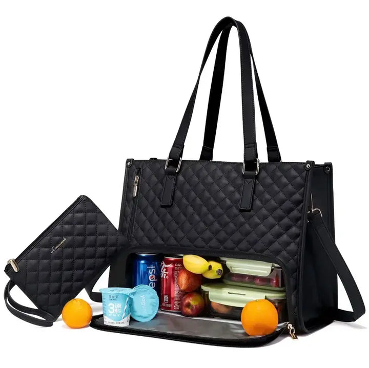 BowLift | 2-in-1 Insulated Bag with Laptop Compartment – Stylish & Practical for Work and Everyday Life