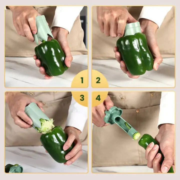 BowLift | 2-in-1 Pepper Corer & Vegetable Cutter