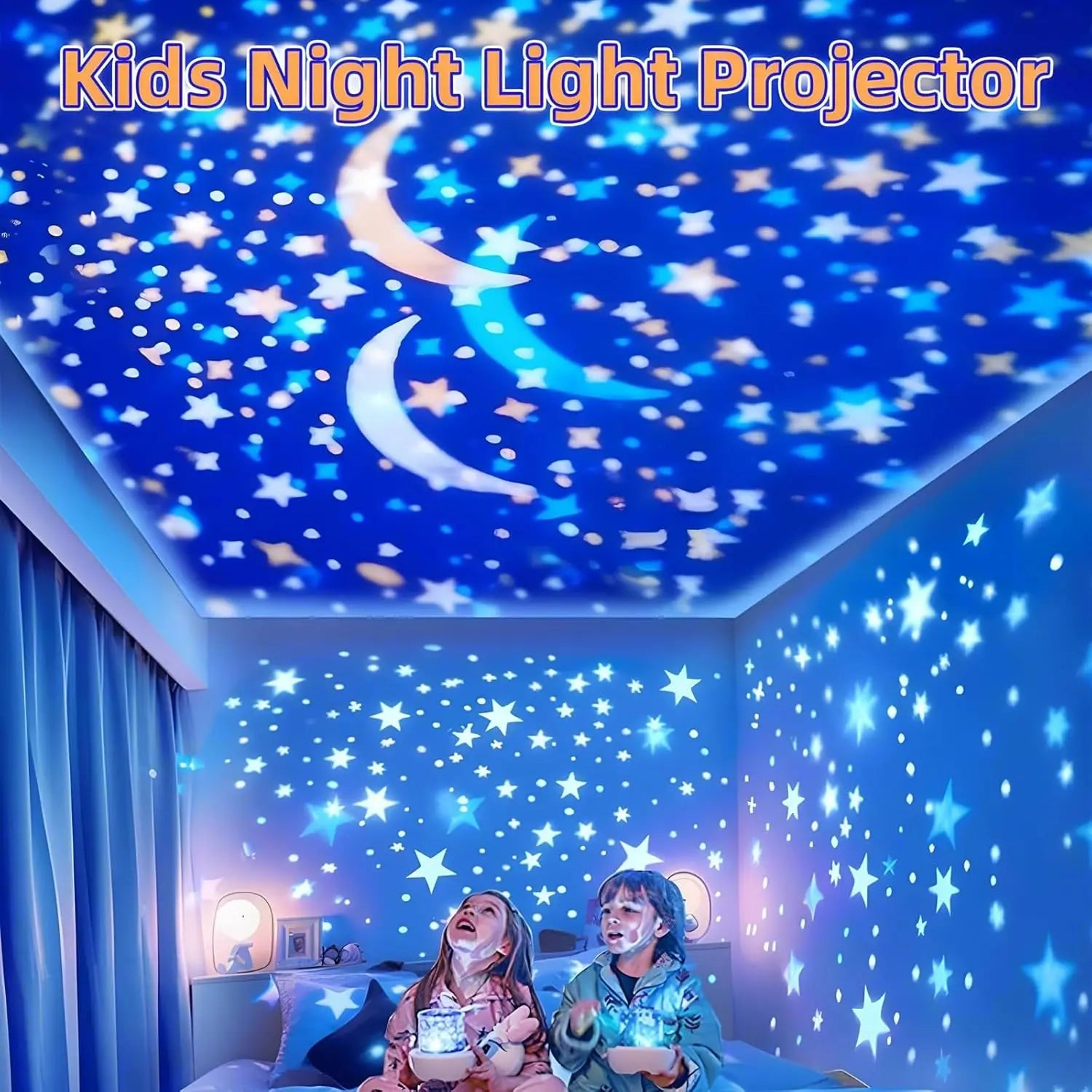 BowLift | 2-in-1 Star Projector with Night Light – Projection in Planetarium Quality