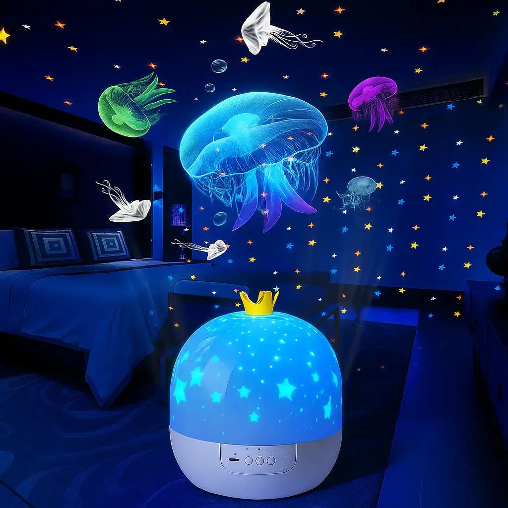 BowLift | 2-in-1 Star Projector with Night Light – Projection in Planetarium Quality