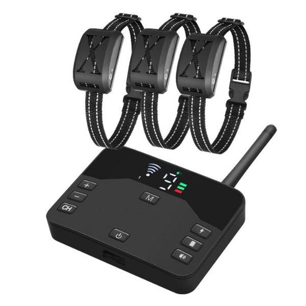 BowLift | 2-in-1 Wireless Pet Training Collars and Dog Fence Sound Check Electric and Vibrating Shock Dog Collar Fence From 65 to 1640 Feet