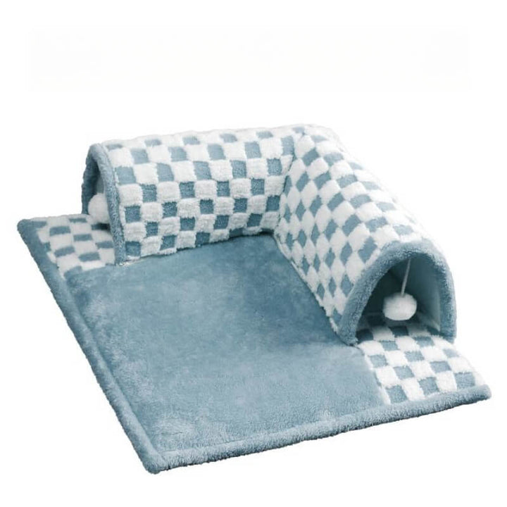 2-in-1 Cat Tunnel Bed - FurryFun Bowlift