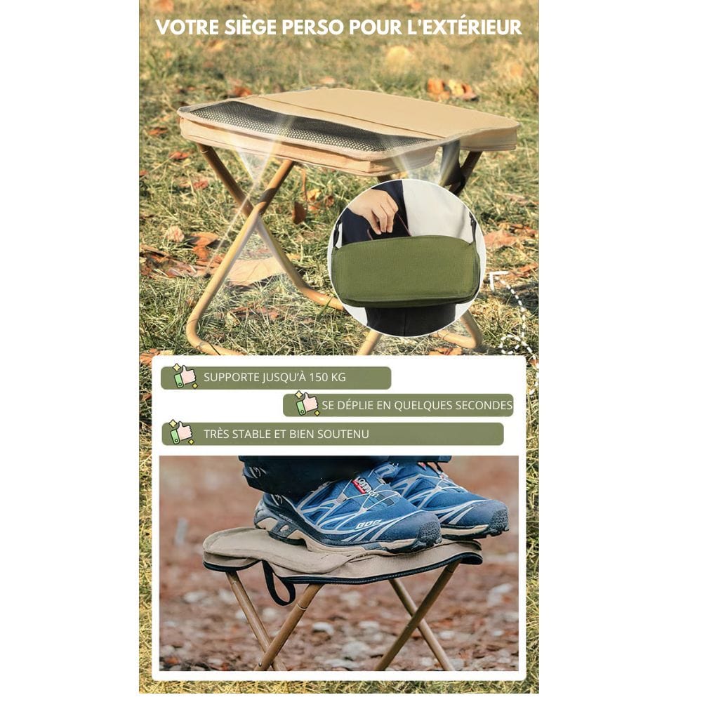 BowLift | 2-in-1 Chair Bag – Ultralight Foldable Backpack with Built-In Seat