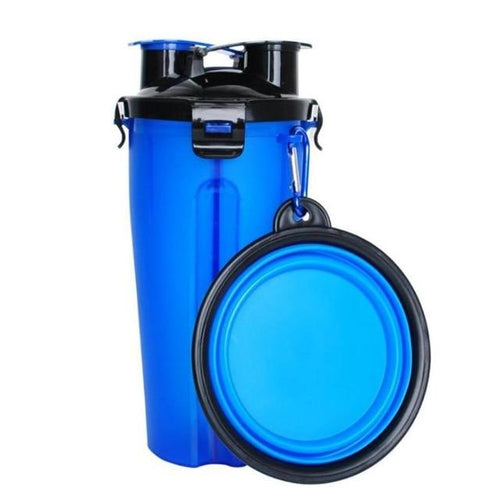 2-in-1 Travel Cup with Feeding Bowl - PawBuddy Bowlift