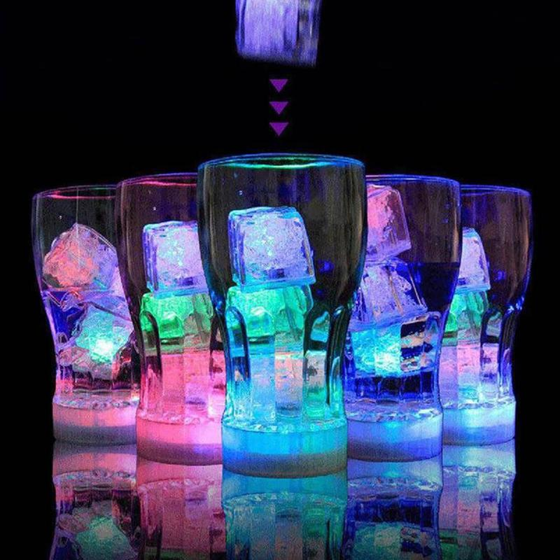 Colorful Water-Activated LED Ice Cubes | Bowlift