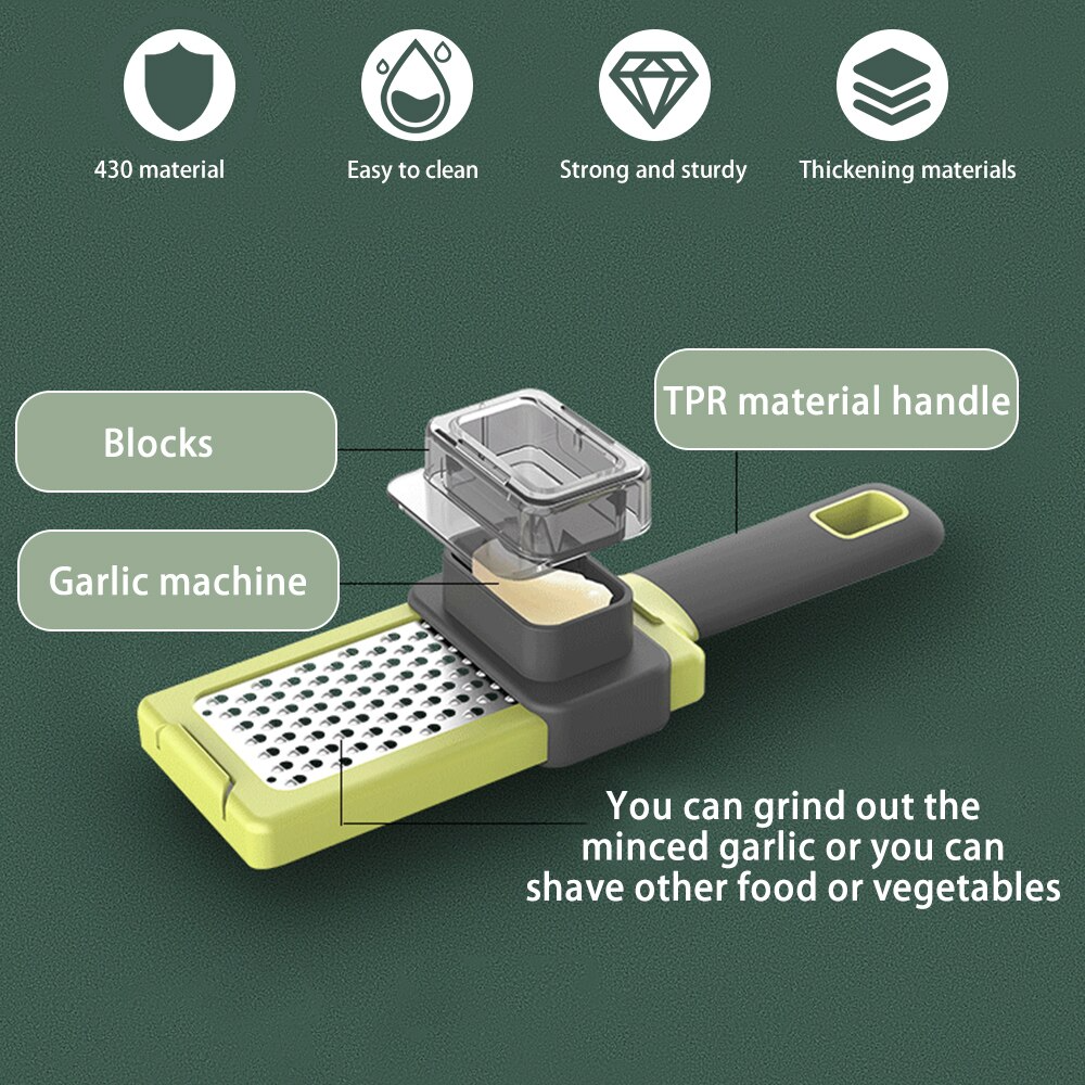 BowLift | Stainless Steel Manual Garlic Grinder