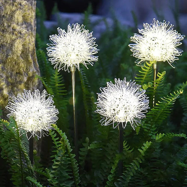 BowLift | 2-Pack: Outdoor Solar Dandelion Garden Lights
