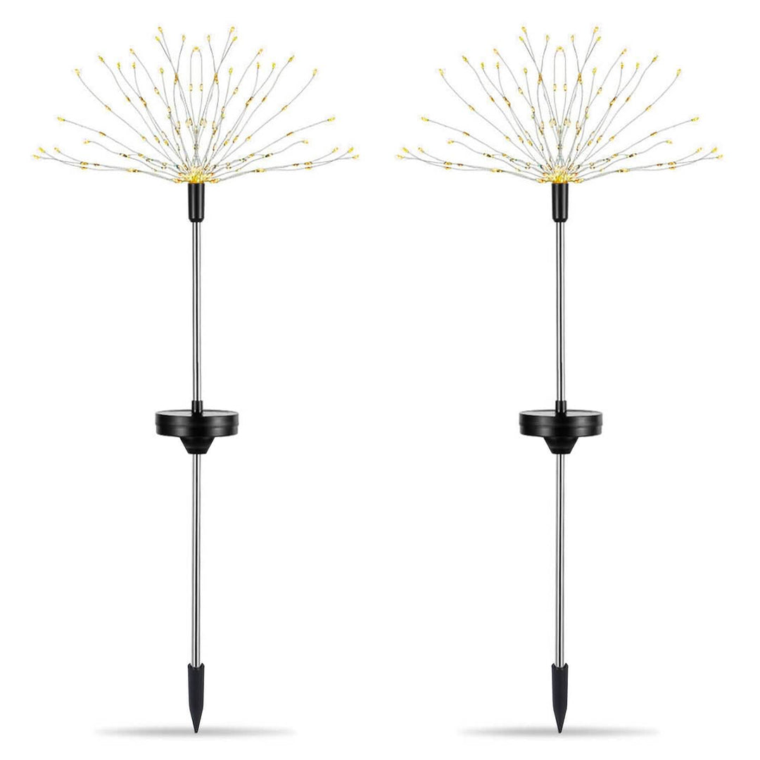 BowLift | 2-piece: Solar-powered star explosion garden lights