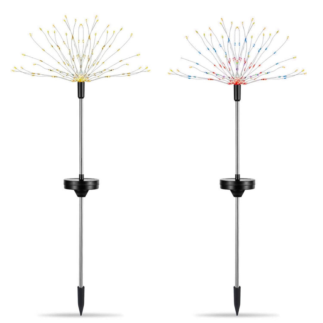 BowLift | 2-piece: Solar-powered star explosion garden lights