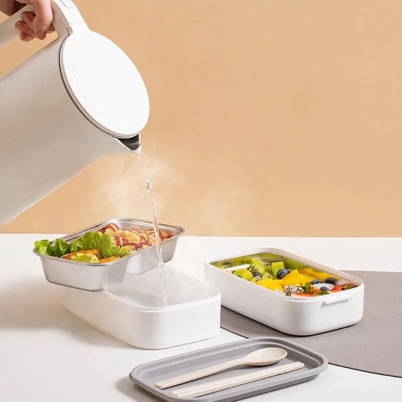 BowLift | 2-Tier Stainless Steel Bento Lunchbox - MealMate