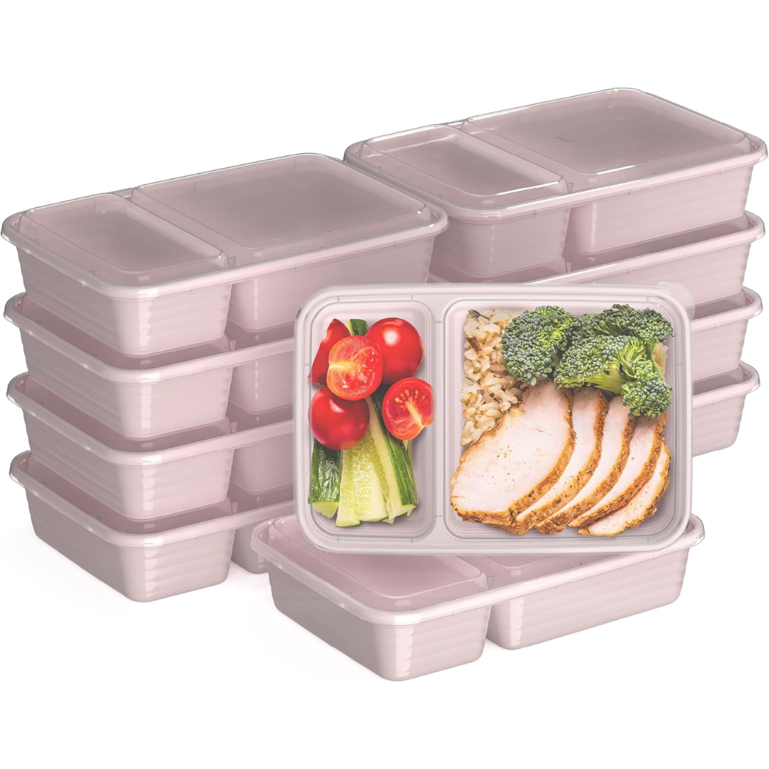 BowLift | 20-piece reusable 2-compartment food containers