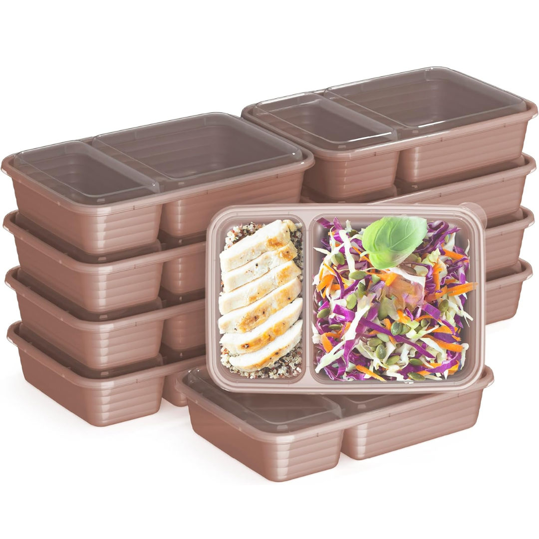 BowLift | 20-piece reusable 2-compartment food containers