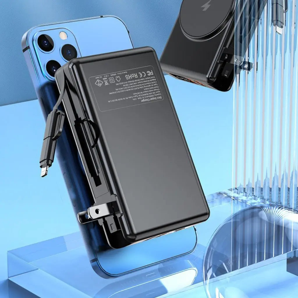 BowLift | EnergieMate 5-in-1 Powerbank – 15,000mAh with Fast Charging Function