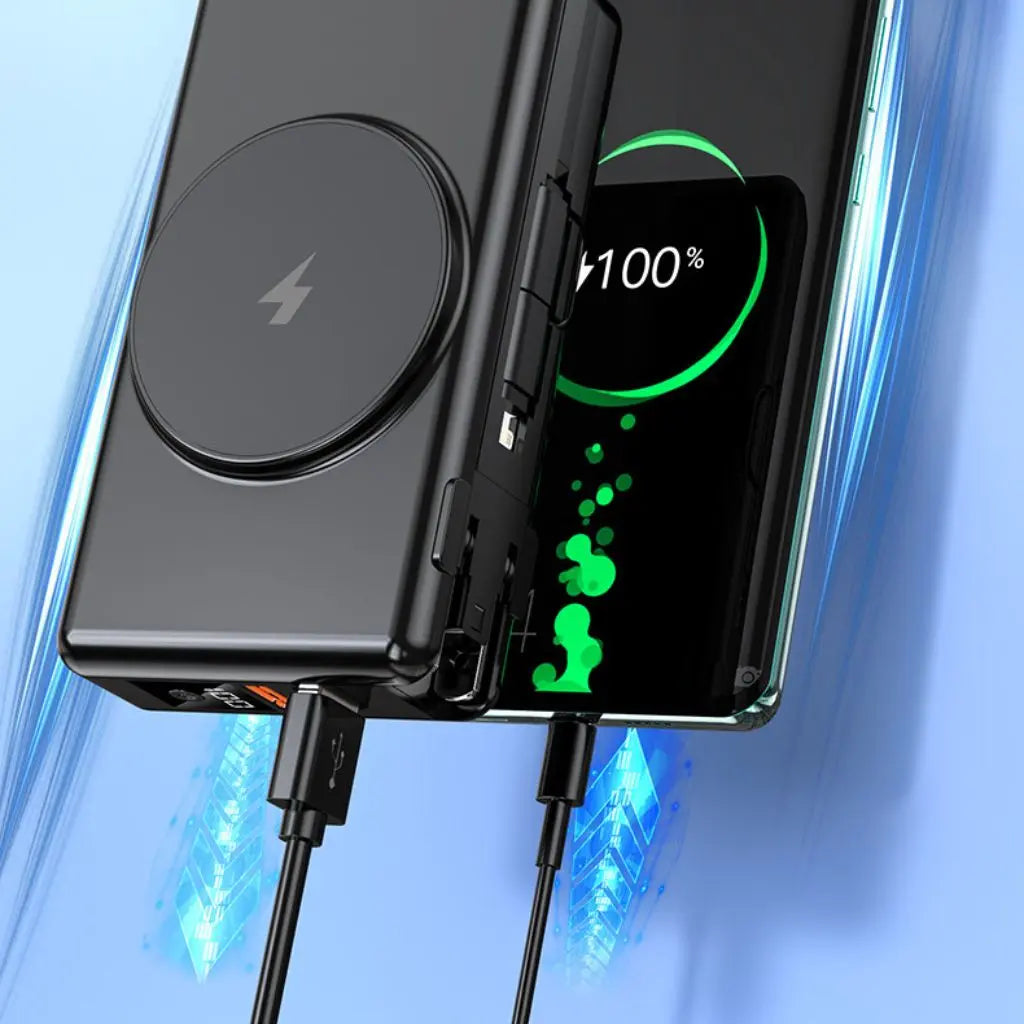BowLift | EnergieMate 5-in-1 Powerbank – 15,000mAh with Fast Charging Function