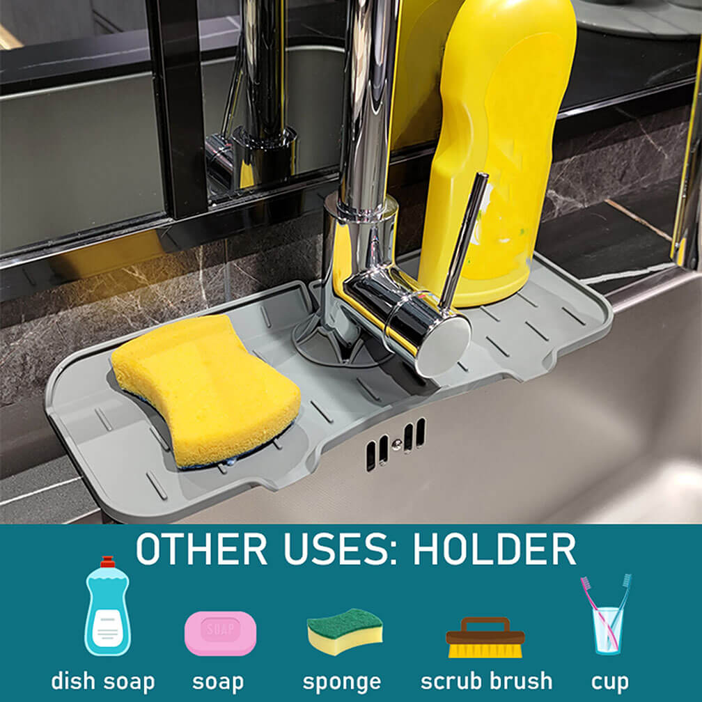 Silicone Faucet Handle Drip Catcher Tray | Bowlift