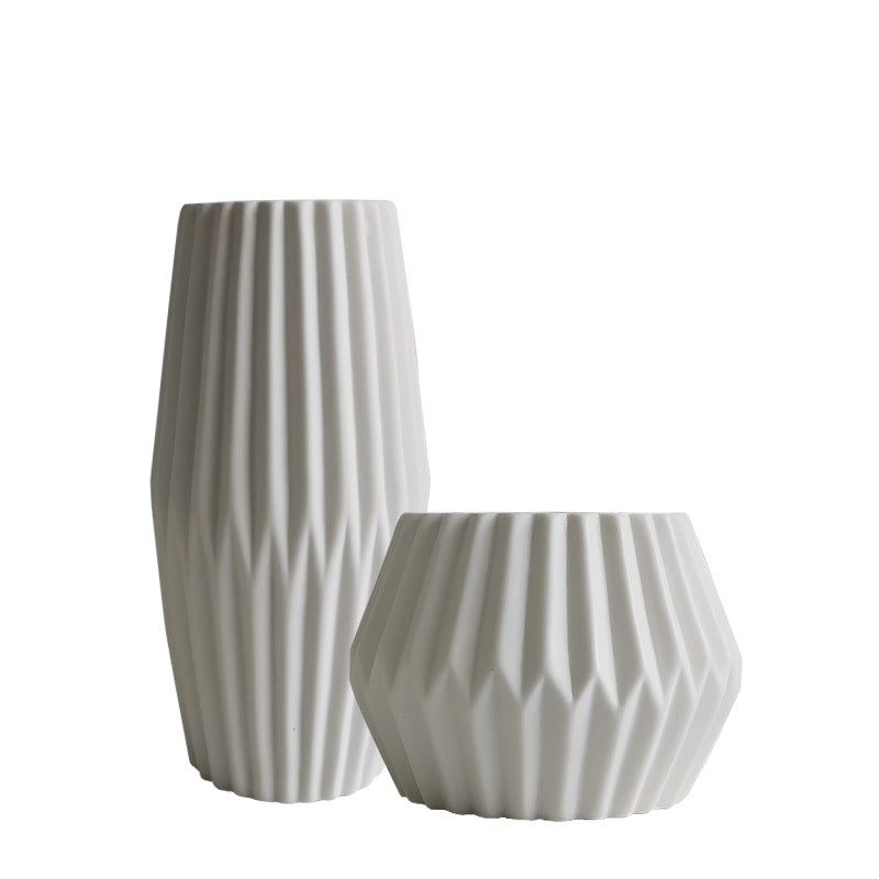 Textured Ceramic Geometric Planter Bowlift